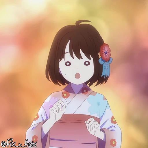 😜 Стикер «Yubisaki to Renren» для Telegram