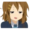 Эмодзи Yui Hirasawa для Telegram — скачать