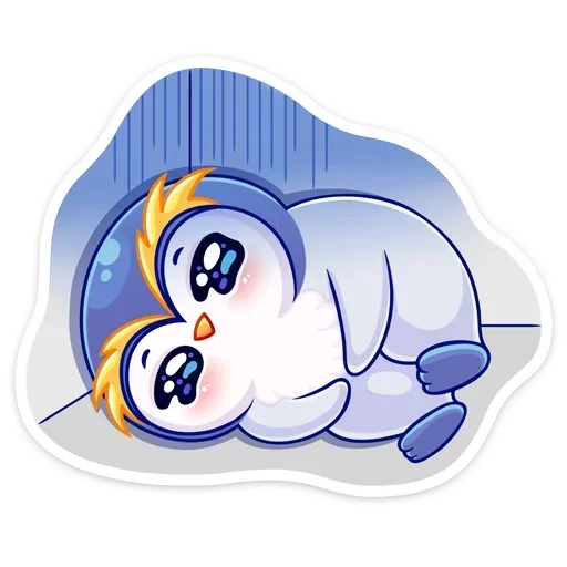 😰 Стикер «Юки» для Telegram
