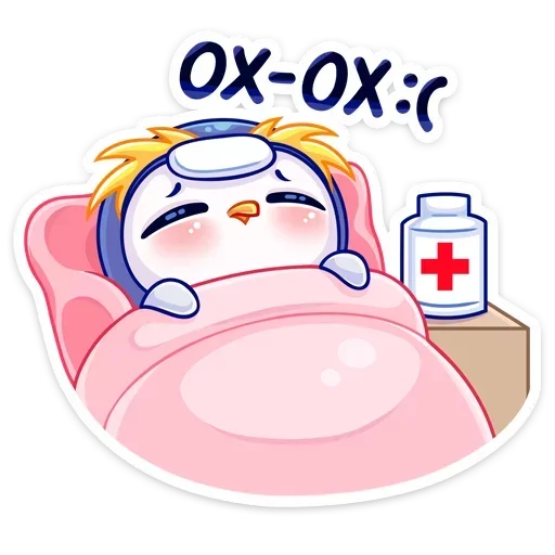🥴 Стикер «Юки» для Telegram