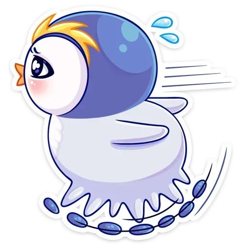 🏃‍♂ Стикер «Юки» для Telegram