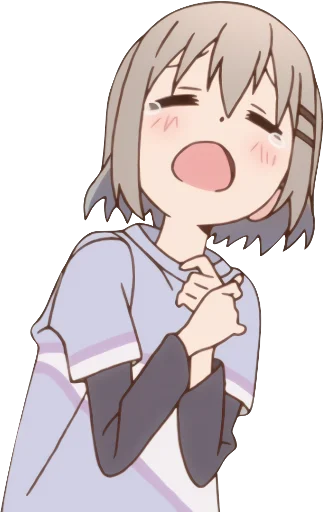 😩 Стикер «Yama no Susume - Aoi Yukimura» для Telegram