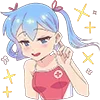 ☺ Эмодзи «Юко» для Telegram