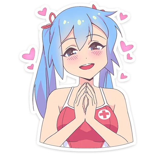 🥰 Стикер «Юко» для Telegram