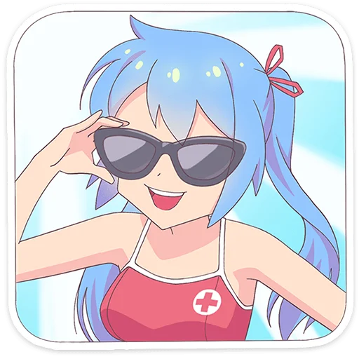 😎 Стикер «Юко» для Telegram