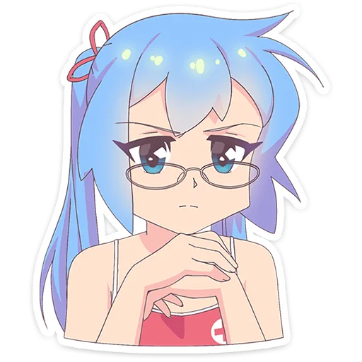 🤓 Стикер «Юко» для Telegram