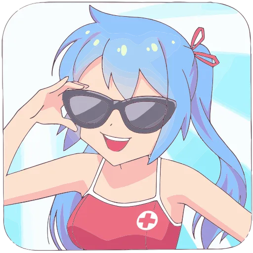 😎 Эмодзи «Юко» для Telegram