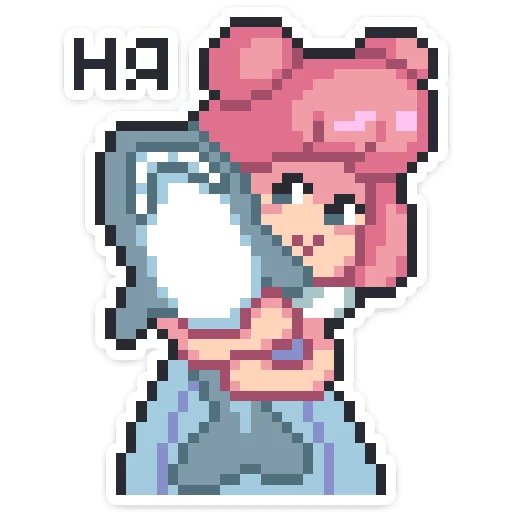 🦈 Стикер «Yumiko chan • Юмико» для Telegram