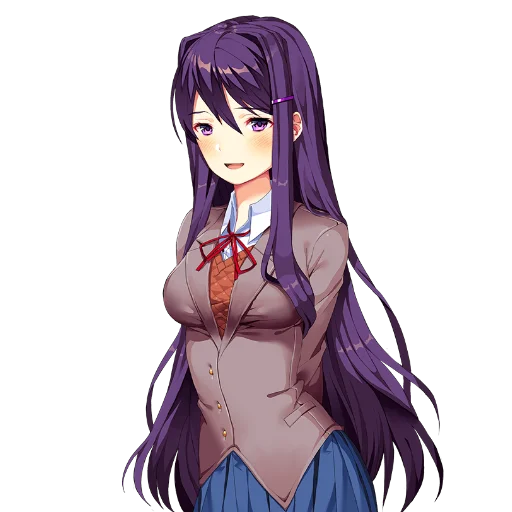 Стикерпак Yuri Doki Doki literature club для Telegram — скачать