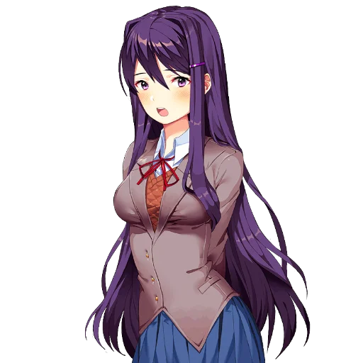 😦 Стикер «Yuri Doki Doki literature club» для Telegram