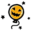 🎈 Эмодзи «Хэллоуинские ништячки» для Telegram