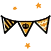 🎏 Эмодзи «Хэллоуинские ништячки» для Telegram