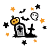 🪦 Эмодзи «Хэллоуинские ништячки» для Telegram
