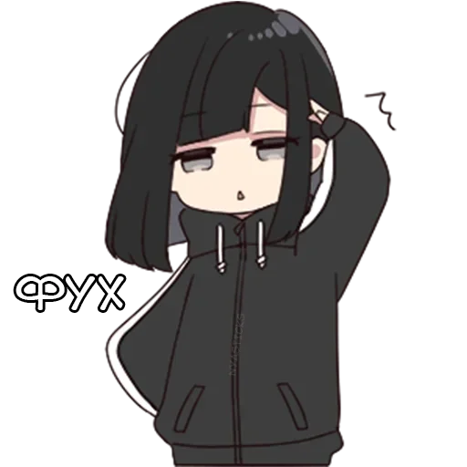😤 Стикер «Юрудура-тян ч.2» для Telegram