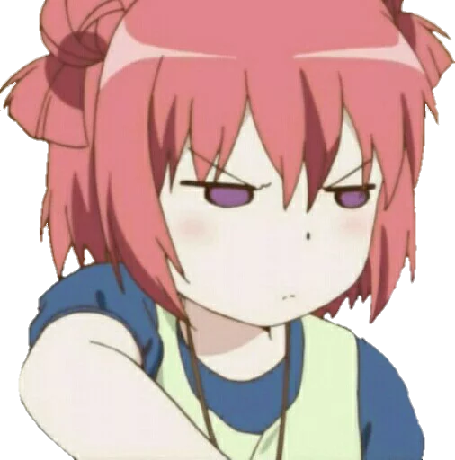 😠 Стикер «Yuru Yuri» для Telegram