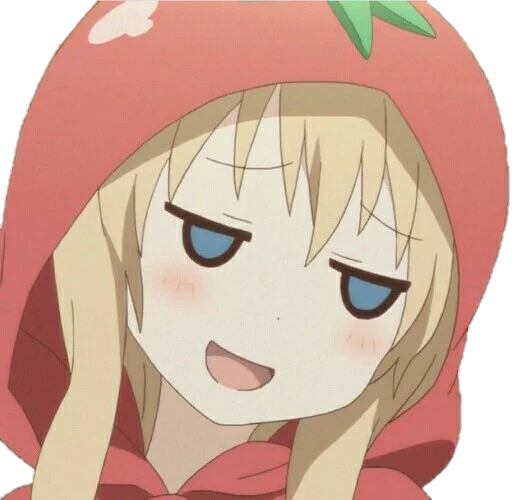 😏 Стикер «Yuru Yuri» для Telegram