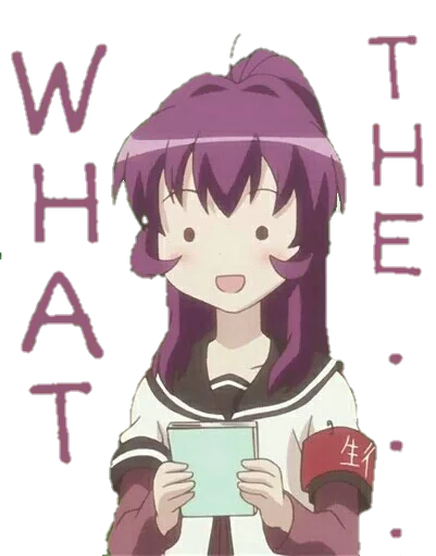 ⁉ Стикер «Yuru Yuri» для Telegram