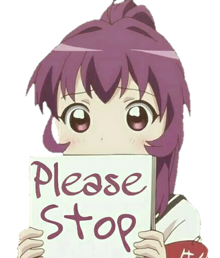 ⏸ Стикер «Yuru Yuri» для Telegram