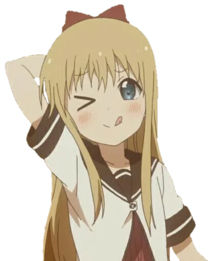 😅 Стикер «Yuru Yuri» для Telegram