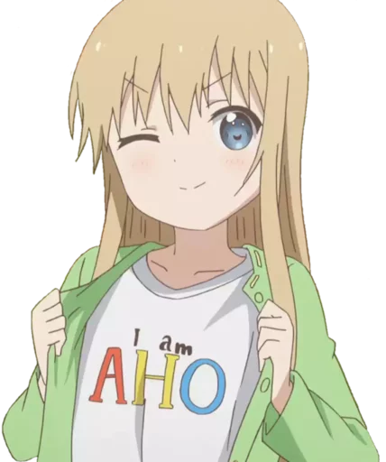 😉 Стикер «Yuru Yuri» для Telegram