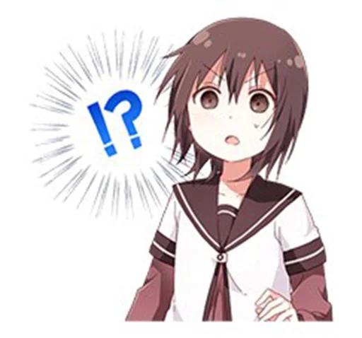 ⁉️ Стикер «Yuru Yuri Rus» для Telegram