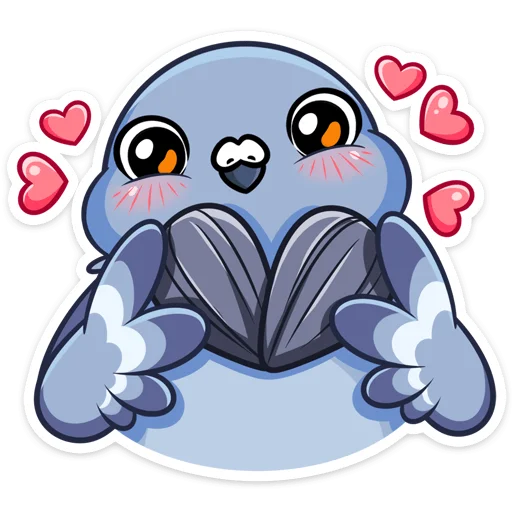 ❤ Стикер «Юстас» для Telegram