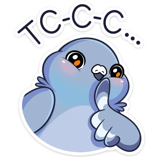 🤫 Стикер «Юстас» для Telegram