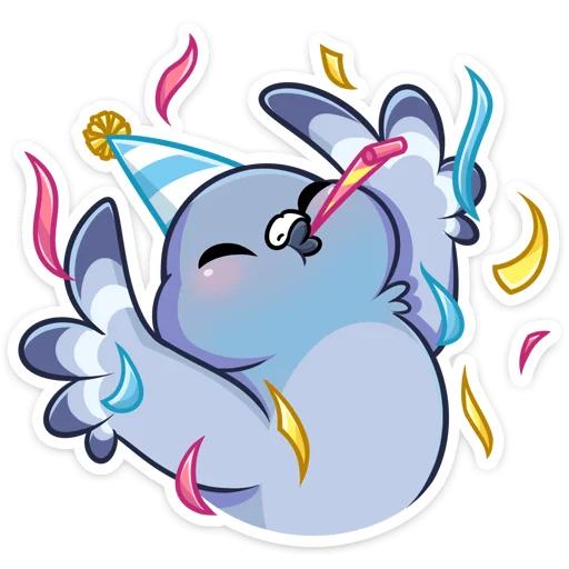 🥳 Стикер «Юстас» для Telegram