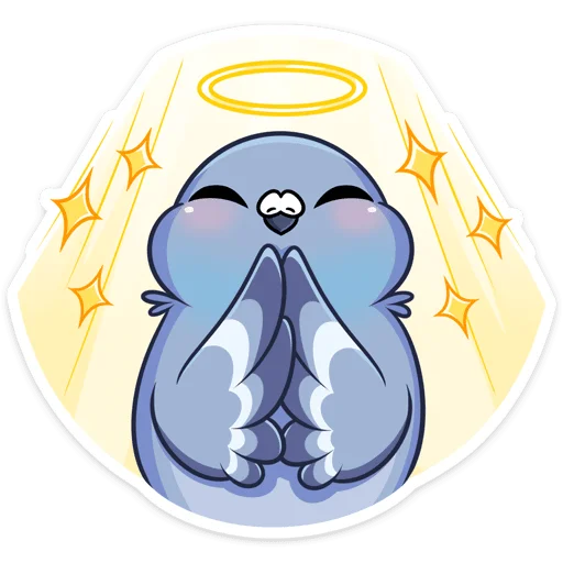 😇 Стикер «Юстас» для Telegram