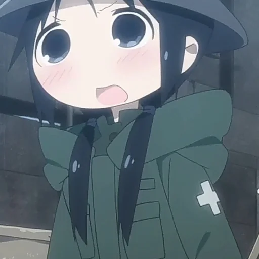 ❤ Стикер «Girls und Panzers» для Telegram