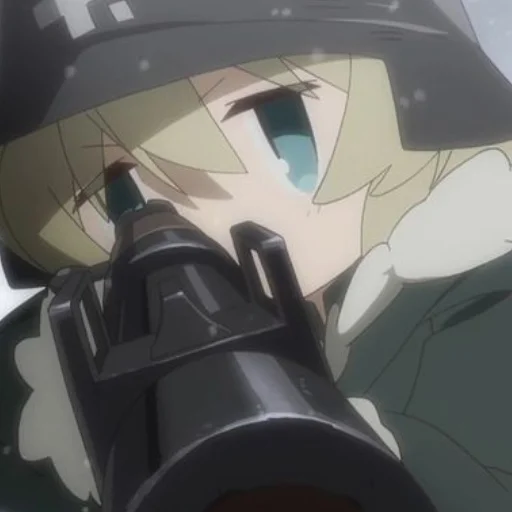 🔫 Стикер «Girls und Panzers» для Telegram