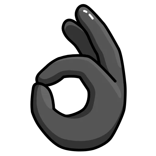 👌 Эмодзи «черные красные эмодзи» для Telegram