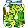 🥬 Эмодзи «Закрутки #food» для Telegram