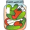 🥒 Эмодзи «Закрутки #food» для Telegram