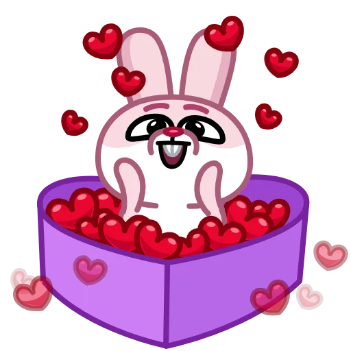 🎁 Эмодзи «💗 Зая» для Telegram