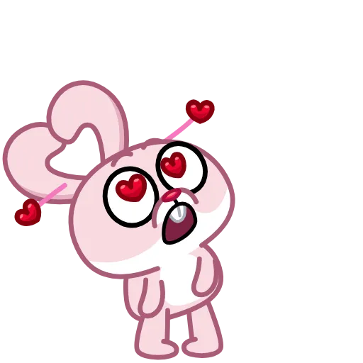 💞 Эмодзи «💗 Зая» для Telegram
