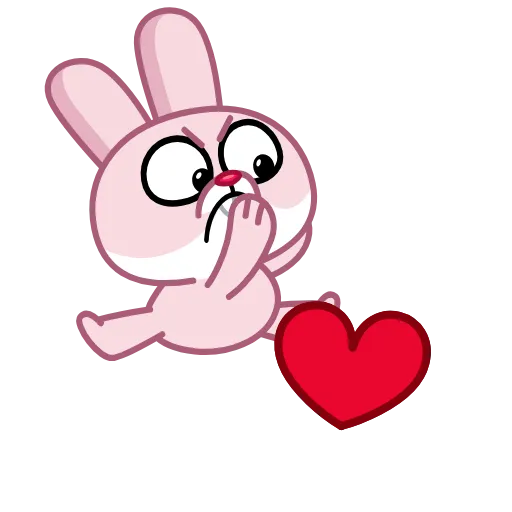 Эмодзи 💗 Зая для Telegram — скачать