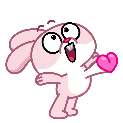 😃 Эмодзи «💗 Зая» для Telegram