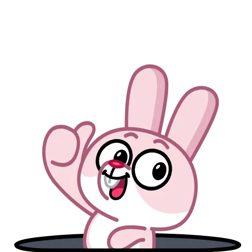 👍 Эмодзи «💗 Зая» для Telegram