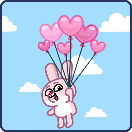 🎈 Эмодзи «💗 Зая» для Telegram