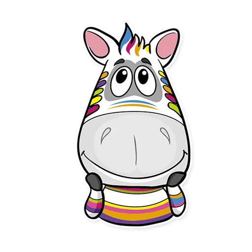 😀 Стикер «Zebra_Poloso4ka» для Telegram