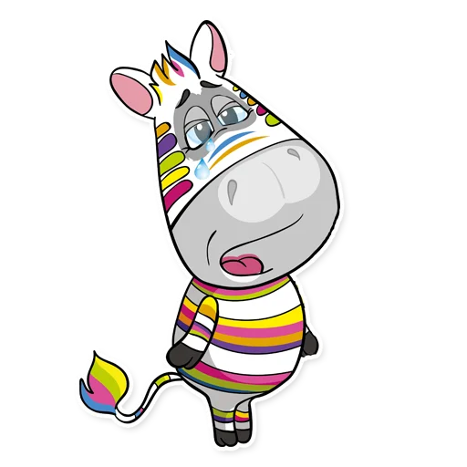 😔 Стикер «Zebra_Poloso4ka» для Telegram