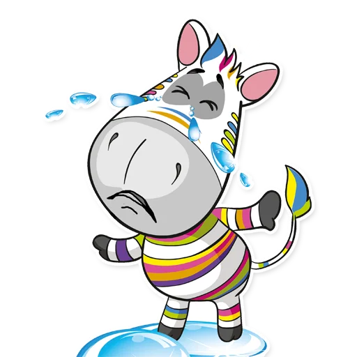 😭 Стикер «Zebra_Poloso4ka» для Telegram
