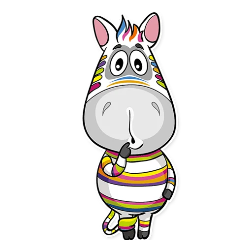🤔 Стикер «Zebra_Poloso4ka» для Telegram