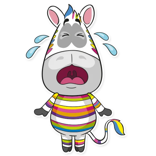 😭 Стикер «Zebra_Poloso4ka» для Telegram