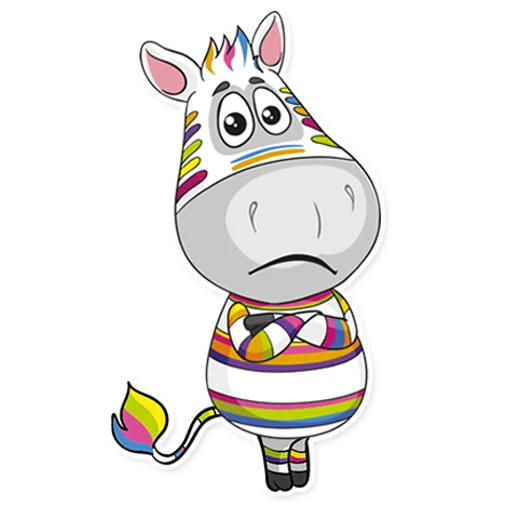 😔 Стикер «Zebra_Poloso4ka» для Telegram