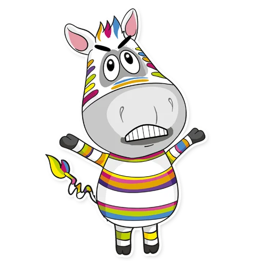 😡 Стикер «Zebra_Poloso4ka» для Telegram