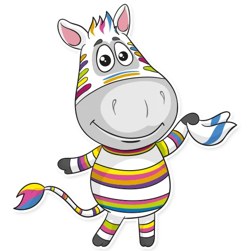 😘 Стикер «Zebra_Poloso4ka» для Telegram