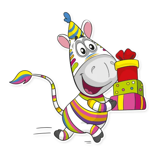 🎂 Стикер «Zebra_Poloso4ka» для Telegram