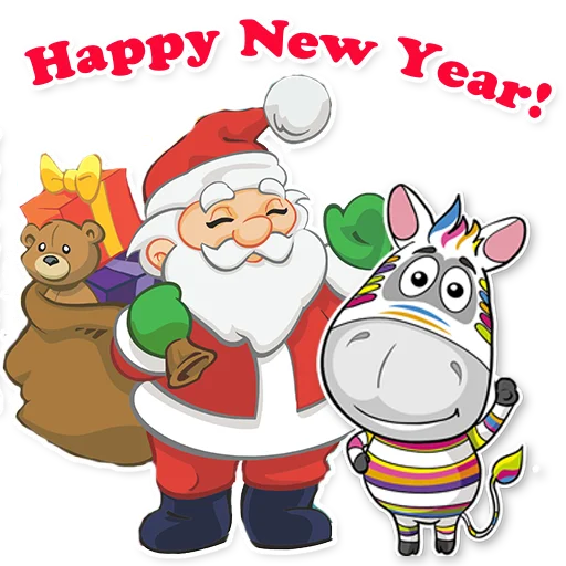 🎅 Стикер «Zebra_Poloso4ka» для Telegram